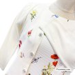 画像5: 【2025 春夏新作 SuperBeauty 】花刺繍デザインニットカーディガン (5)